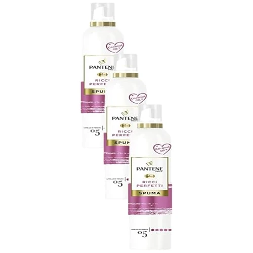 Offerta a tempo: Pantene Pro-V Spuma Ricci Perfetti, Nutriente E Termoprotettiva, Con Olio Di Cocco, Ricci Definiti Per Tutto Il Giorno, 200ML (Confezione da 3) - 28% da 15.42 € a 11.07 €