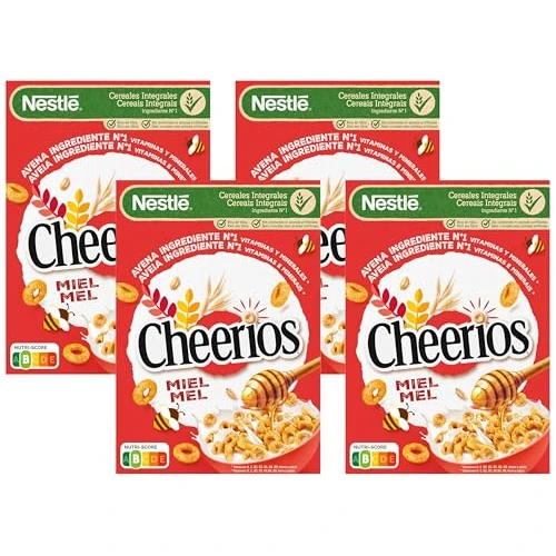 CHEERIOS Cereali Integrali al Miele 330 g (Confezione da 4)