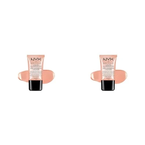 Offerta a tempo: NYX Professional Makeup Illuminante Liquido Born to Glow, Formula liquida Shimmer, Base per Fondotinta, Tonalità: Gleam (Confezione da 2) - 9% da 19.80 € a 17.98 €