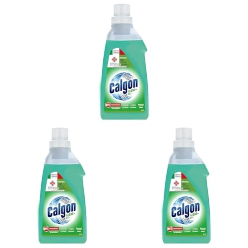 Calgon Gel Disinfettante Anticalcare Lavatrice, Hygiene+, 1,5l (Confezione da 3)