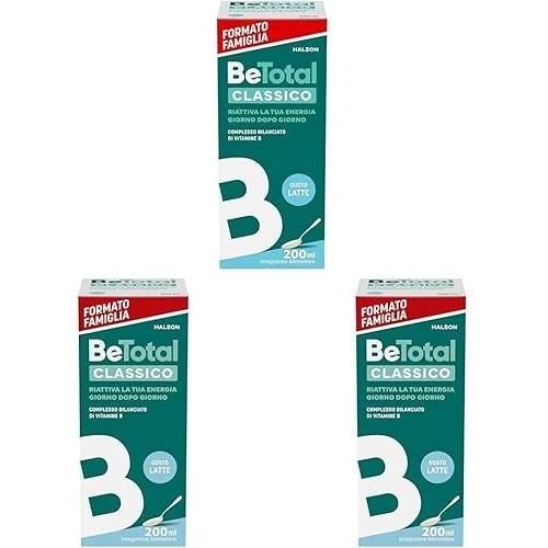 Betotal Liquido, Integratore Alimentare di Vitamine B, Adatto in Caso di Stanchezza e per Supportare il Sistema Immunitario, Senza Glutine e Senza Lattosio, Bambini 3+,Gusto Classico al Latte,200 ml
