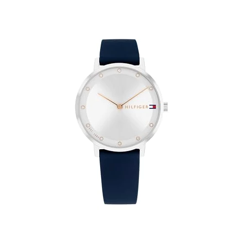 Tommy Hilfiger Reloj De Movimiento De Cuarzo De Dos Manecillas para Mujer con Correa de Silicona Azul - 1782732