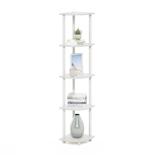 Oferta limitada: Furinno Turn-N-Tube Estantería esquinero Multiusos de 5 Niveles, Blanco/Blanco de 87.37 € a 87.37 € (ahorro 0.0%)