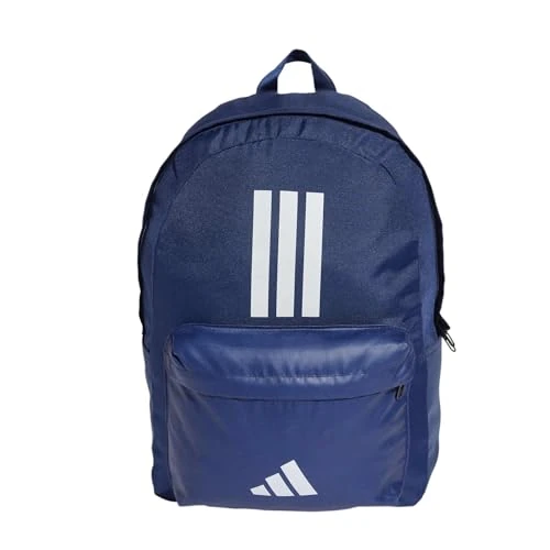 Oferta limitada: adidas Unisex adulto Classic Three Stripes Back To School Backpack, Dark Blue/White, One Size de 35.77 € a 19.59 € (ahorro 45.23%)