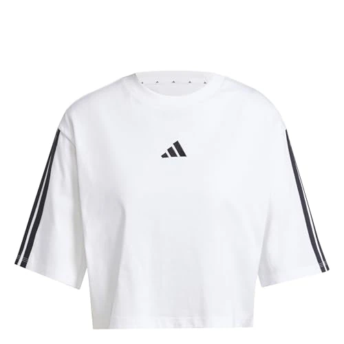 Offre limitée : adidas Femme Essentials 3-Stripes Cotton Loose T-Shirt de 28.06 EUR à 22.45 EUR (remise 20%)