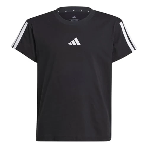 Zeitlich begrenztes Angebot: adidas Mädchen Essentials Shirt, Black/White, 9-10 Years von 20.00 € auf 20.00 € (0.00% Rabatt)