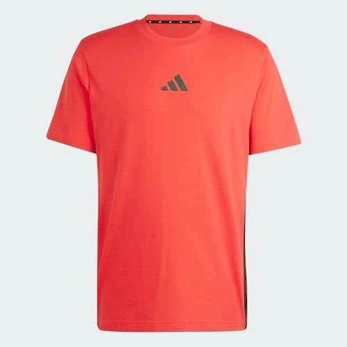 Oferta limitowana: adidas Mężczyźni ESSENTIAL THREE STRIPES SINGLE JERSEY TEE, pure ruby/black, M z 99.17 zł na 99.17 zł (oszczędź 0.00%)