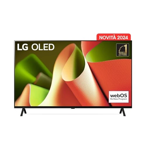 LG OLED 55 inch, serie B4 2024, OLED55B46LA, Smart TV 4K, α8 processor, Dolby Vision, Dolby Atmos, 4 HDMI 2.1, Gsync, VRR, ThinQ AI, Wi-Fi, webOS 24, Pointer afstandsbediening