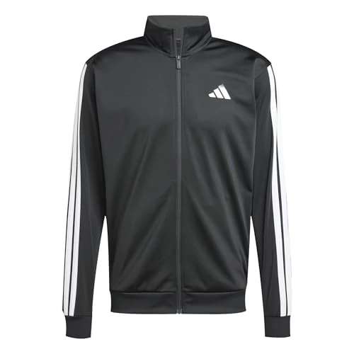 adidas Mężczyźni 3 STRIPES TRICOT REGULAR TRACK TOP, black, L