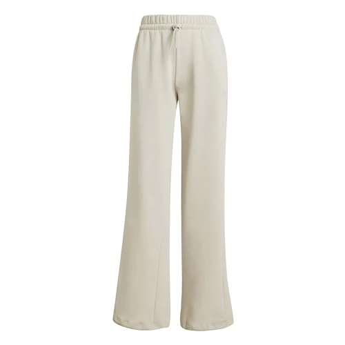 adidas Kobiety ESSENTIALS SMALL LOGO FEEL COZY OPEN HEM PANTS, wonder alumina/white, M