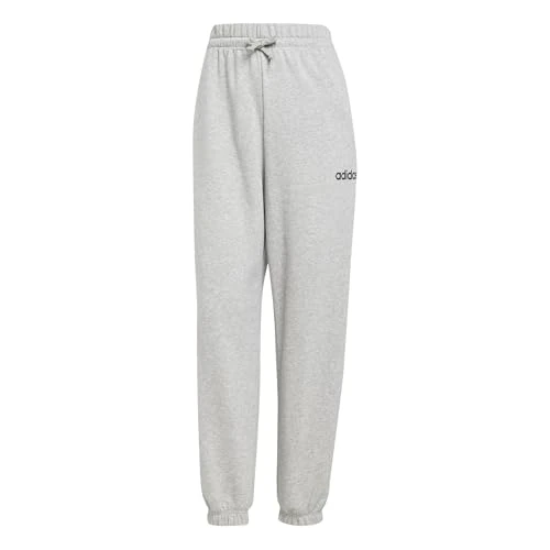 Offerta a tempo: adidas Donna Essentials Linear French Terry Cuffed Pants, Medium Grey Heather/Black — 16% da 44,99 € a 37,57 €