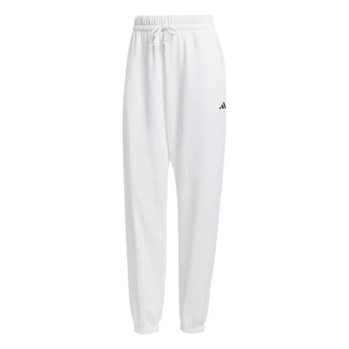 Offerta a tempo: adidas Donna Essentials Small Logo French Terry Cuffed Pants, White/Black, L Tall - 0.00% da 29.99 € a 29.99 €
