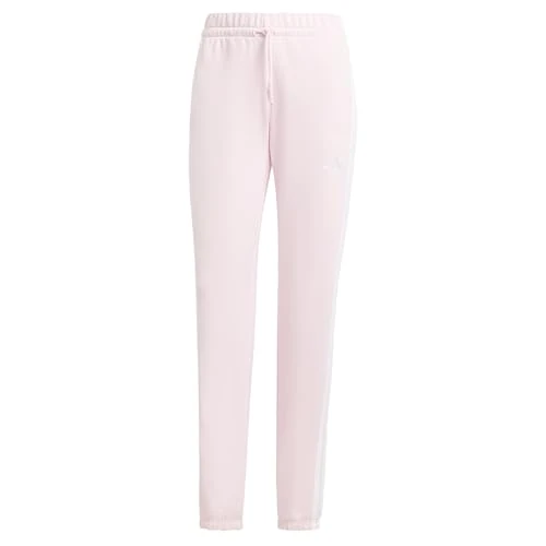 Oferta limitada: adidas Mujer Essentials 3-Stripes French Terry Cuffed Pants, Clear Pink/White, XS de 50.00 EUR a 25.00 EUR (ahorro 50%)
