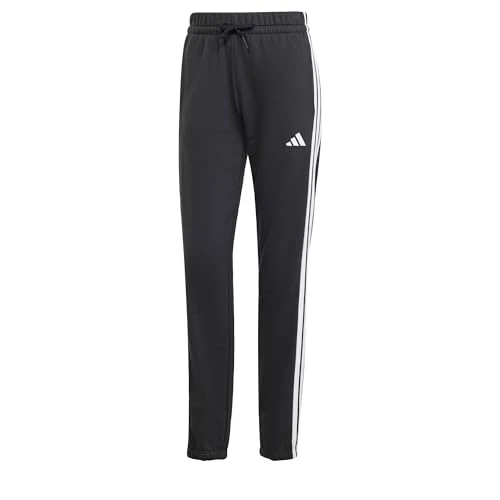 Offre limitée : adidas Femme Essentials 3-Stripes French Terry Cuffed Pants, Black/White, XXS de 31.93 € à 31.93 € (0.00% de remise)