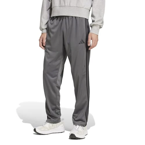 Adidas Herren 3 STRIIPES Tricot Open Hem Trackpants, Grey Six, L