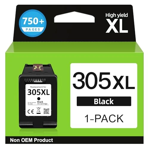 INKYEAH Cartucce 305 XL Nero, Sostituzione per Cartuccia HP 305 Nero, Inchiostro Stampante 305 XL per DeskJet 2700 2720 2710 2300 Plus 4120 4100 4110 Envy 6000 6032 6020 6022