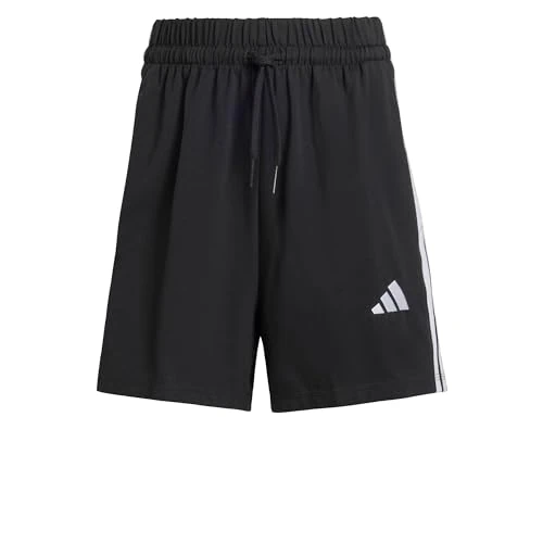 Oferta limitada: Adidas Donna Essentials 3-Stripes Cotton Shorts, Black/White, XS de 30.00 EUR a 23.63 EUR (ahorro 21%)