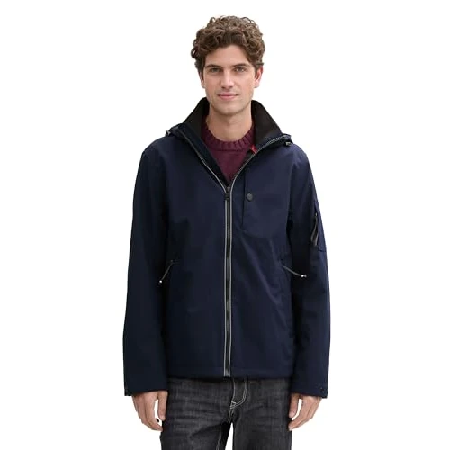 Offerta a tempo: TOM TAILOR 1044095 Giacca Uomo, 10668 - Sky Captain Blue, M - 66% da 65.95 € a 22.54 €