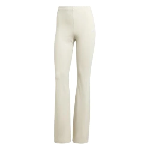 Zeitlich begrenztes Angebot: adidas Damen Essentials Small Logo Flared Leggings Tights, Wonder Alumina/White, XL von 35.00 € auf 26.99 € (23% Rabatt)
