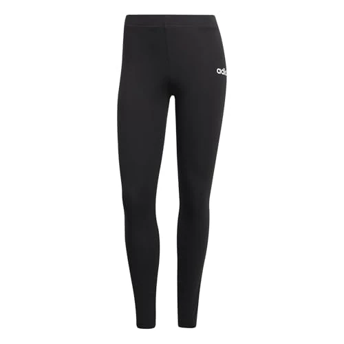 Zeitlich begrenztes Angebot: adidas Damen Essentials Linear Cotton Leggings Tights, Black/White, XL von 28.00 € auf 17.99 € (36% Rabatt)