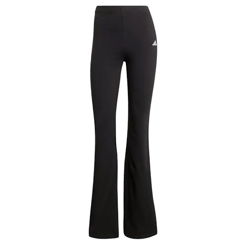 Limited-time offer: adidas Women's Essentials Small Logo Flared Leggings Tights, Black/White, XS from 28.00 £ to 16.80 £ (save 40%)