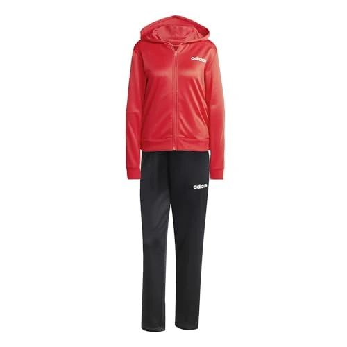 adidas Kobiety ESSENTIALS LINEAR TRACKSUIT, Pure Ruby, XS