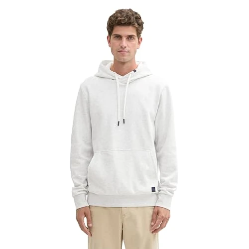 TOM TAILOR 1044024 Maillot de survêtement, 30469-offwhite Melange, M Homme