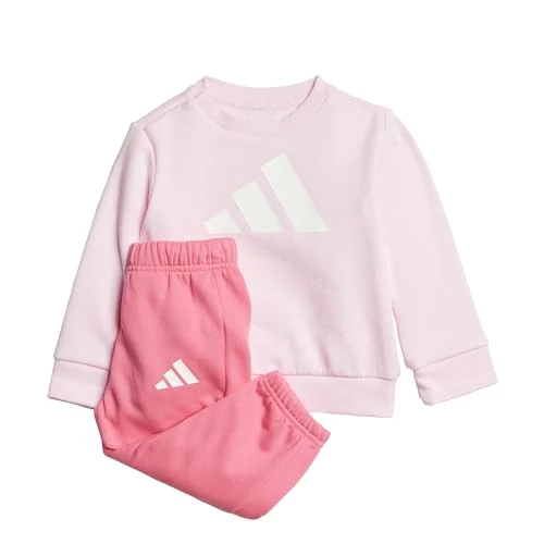 Offerta a tempo: adidas Unisex - Bimbi 0-24 ESSENTIALS JOGGER, Clear Pink/White — 13% da 38,00 € a 32,90 €
