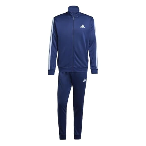 adidas Heren 3 STRIPES FRENCH TERRY TRACKSUITS, dark blue, XXL