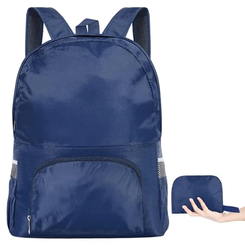 Limited-time offer: AiQInu Unisex Folding Backpack Folding backpack (pack of 1), Dark Blue, 37*15*45cm, Casual from $30.62 to $30.62 (save 0.00%)