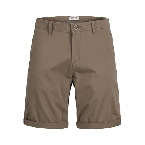 Offerta a tempo: JACK & JONES Pantaloncini Chino da Uomo Jpstbowie Solid SN, Morel., L - 20% da 34.99 € a 28.09 €
