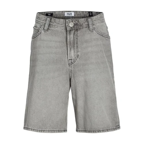 Offerta a tempo: JACK&JONES JUNIOR Pantaloncini in Jeans da Ragazzo, Grigio Denim., 158 - 47% da 32.99 € a 17.63 €