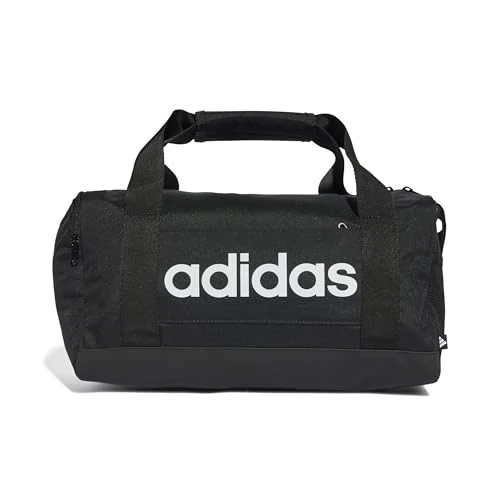 Limitiertes Angebot: adidas Unisex Essentials Linear Duffel Bag, Black/Black/White, XS von 26.33 EUR auf 19.90 EUR (Spare 24%)