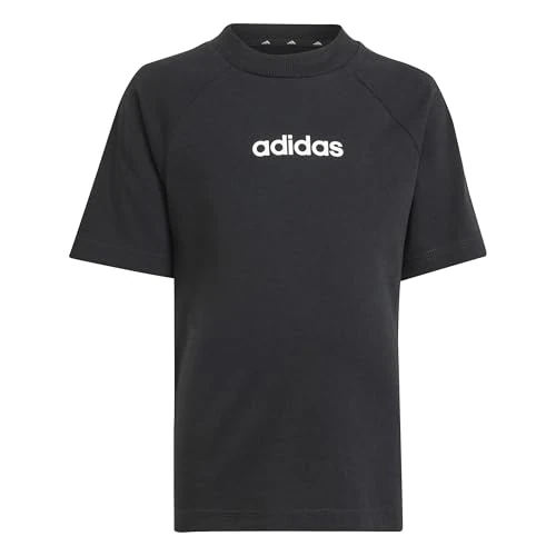 Offre limitée : adidas Mixte Enfant Essentials Linear Logo Shirt, Black, 4-5 Years de 15.00 € à 8.91 € (41% de remise)