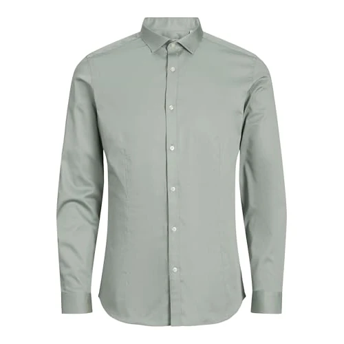 Oferta limitada: JACK & JONES Camisa de Hombre Extra Slim Fit Camisa, Iceberg Green/Fit: Super Slim, L de 49.99 € a 30.19 € (ahorro 40%)