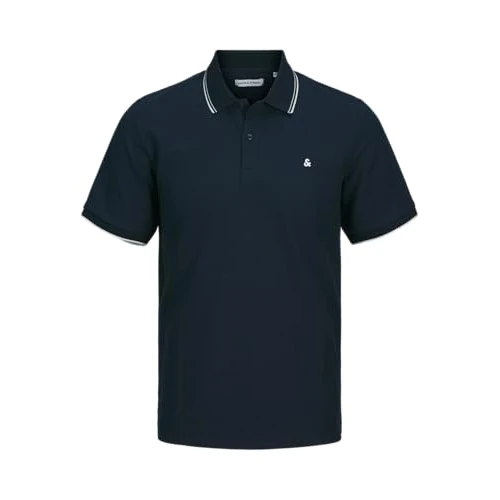 Offerta a tempo: JACK&JONES PLUS JJEAUSTIN - Polo SS Noos Pls, Sky Captain/Dettagli: Play, 4XL - 46% da 34.99 € a 19.06 €