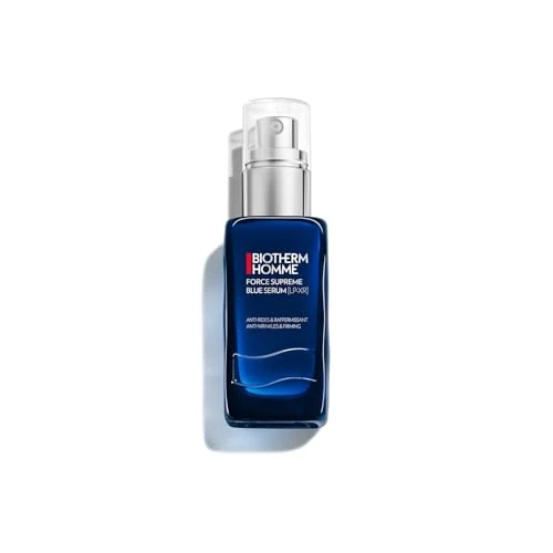 Offre limitee: BIOTHERM HOMME - Force Supreme Blue Serum - Sérum Visage Anti-Âge - Au Pro-Rétinol - Anti-Rides - Tous Types de Peaux - 60ml de 99.00 EUR a 76.94 EUR (economie 22%)