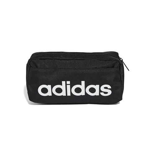 adidas Unisex Linear BUMBAG, Black/White, One Size
