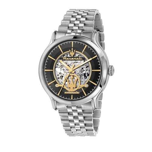 Oferta limitada: Maserati Reloj de Hombre, Automático, Analógico, Correa de Acero, Resistente al Agua, Colección Vintage, Regalo para Hombre - R8823118015 de 429.00 EUR a 364.65 EUR (ahorro 15%)