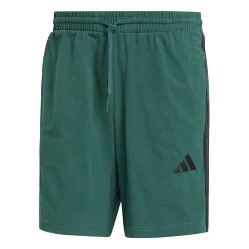 Zeitlich begrenztes Angebot: adidas Herren Essential Three Stripes Single Jersey Short 7In Shorts, Collegiate Green/Black, XL von 123.00 € auf 24.50 € (80.08% Rabatt)