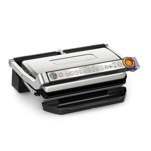 Offerta a tempo: Moulinex Optigrill+ XL, Griglia Elettrica da Interno Ideale per Cucinare Carne, Pesce e Verdure, Indicatore di Cottura e 9 Programmi Automatici, Piastre Antiaderenti, GI722D - 17% da 179.99 € a 149.99 €