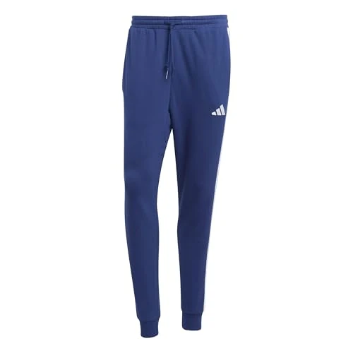 Limited-time offer: adidas Men's Essential Three Stripes French Terry Pant, Dark Blue/White, XXL from 38.00 GBP to 26.02 GBP (save 32%)