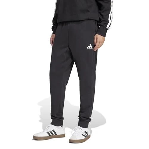 Limited-time offer: adidas Men's Essentials FEELCOZY French Terry Pant, Black/White, S from 38.00 £ to 20.10 £ (save 47%)