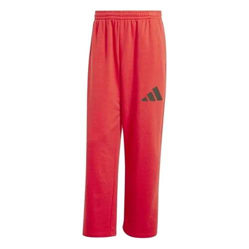 Offre limitée : Adidas Herren Essentials Wide Leg Three Bar Pant, Pure Ruby/Black, XL de 79.98 € à 21.63 € (72.96% de remise)