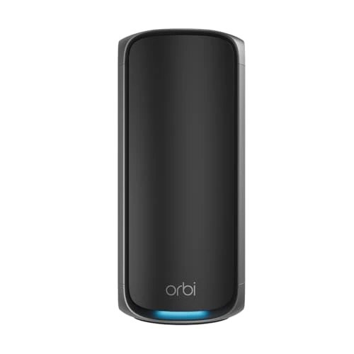 Limitiertes Angebot: NETGEAR Orbi 970-Serie (RBE970B) Quad-Band WiFi 7 Mesh Zusatzsatellit Black Edition, kompatibel mit Mesh-Systemen oder Routern der 970-Serie, erweitert die Abdeckung bis 220 m², BE27000 802.11be von 899.99 EUR auf 799.99 EUR (Spare 11%)