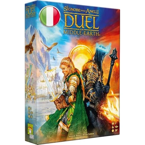 Asmodee Il Signore degli Anelli: Duel for Middle Earth, Gioco da Tavolo per 2 Giocatori, 10+ Anni, Edizione in Italiano