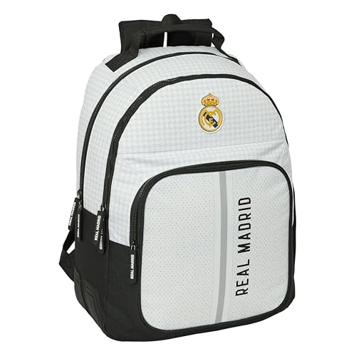 Offre limitée : Safta Real Madrid First Kit 24/25 Sac à dos double Taille unique, gris, taille unique de 58.91 € à 58.91 € (0.00% de remise)