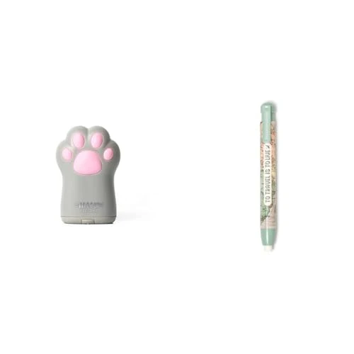 Offerta a tempo: Legami - Temperino con Contenitore, Meow, 4,5x7 cm, in plastica, Doppio Foro & Oops! - Gomma a Forma di Penna, Travel - 48% da 12.40 € a 6.45 €