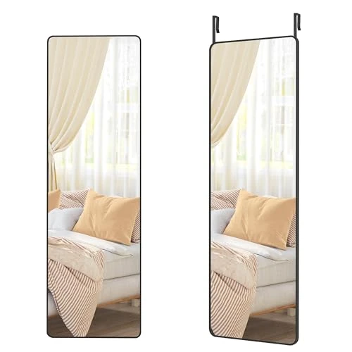 Offerta a tempo: SONGMICS Specchio Integrale Appeso 120 x 40 cm Specchio Rettangolare Telaio in Lega di Alluminio Vetro Temperato per Camera Soggiorno Dressing Nero Inchiostro LFM032B01 - 29% da 47.99 € a 34.19 €