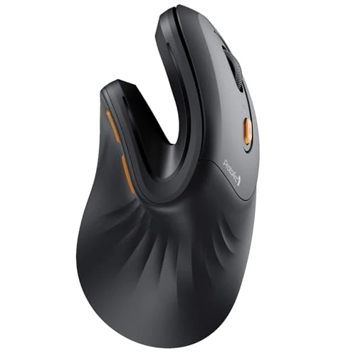 Limited-time offer: ProtoArc EM11 NL Ergonomic Mouse, Wireless Vertical Mini Mouse Rechargeable Optical Mice with Multi-Device (2*Bluetooth + USB Connection), 3 Adjustable DPI for Computer, iPad, Mac, Windows Black from 34.42 GBP to 25.69 GBP (save 25%)